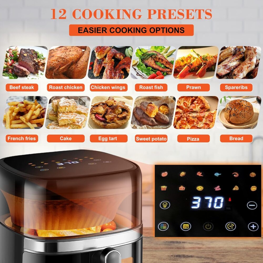 T&Jero Forno De Torradeira Air Fryer De Grande Capacidade De... | É bom mesmo? Descubra antes de comprar - Image 4