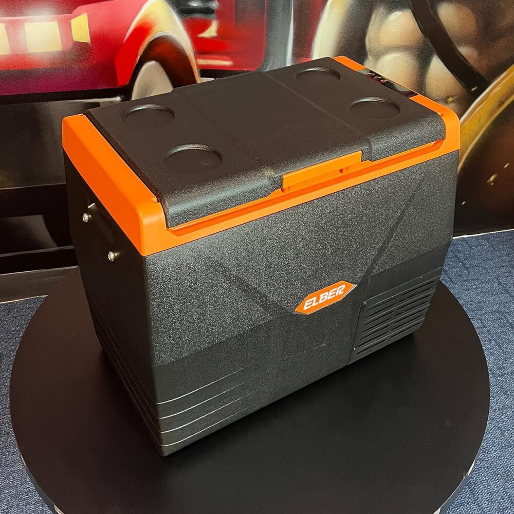Geladeira Portátil Black Line 35 Litros Preta 12v 24v - Elbe... - Image 3