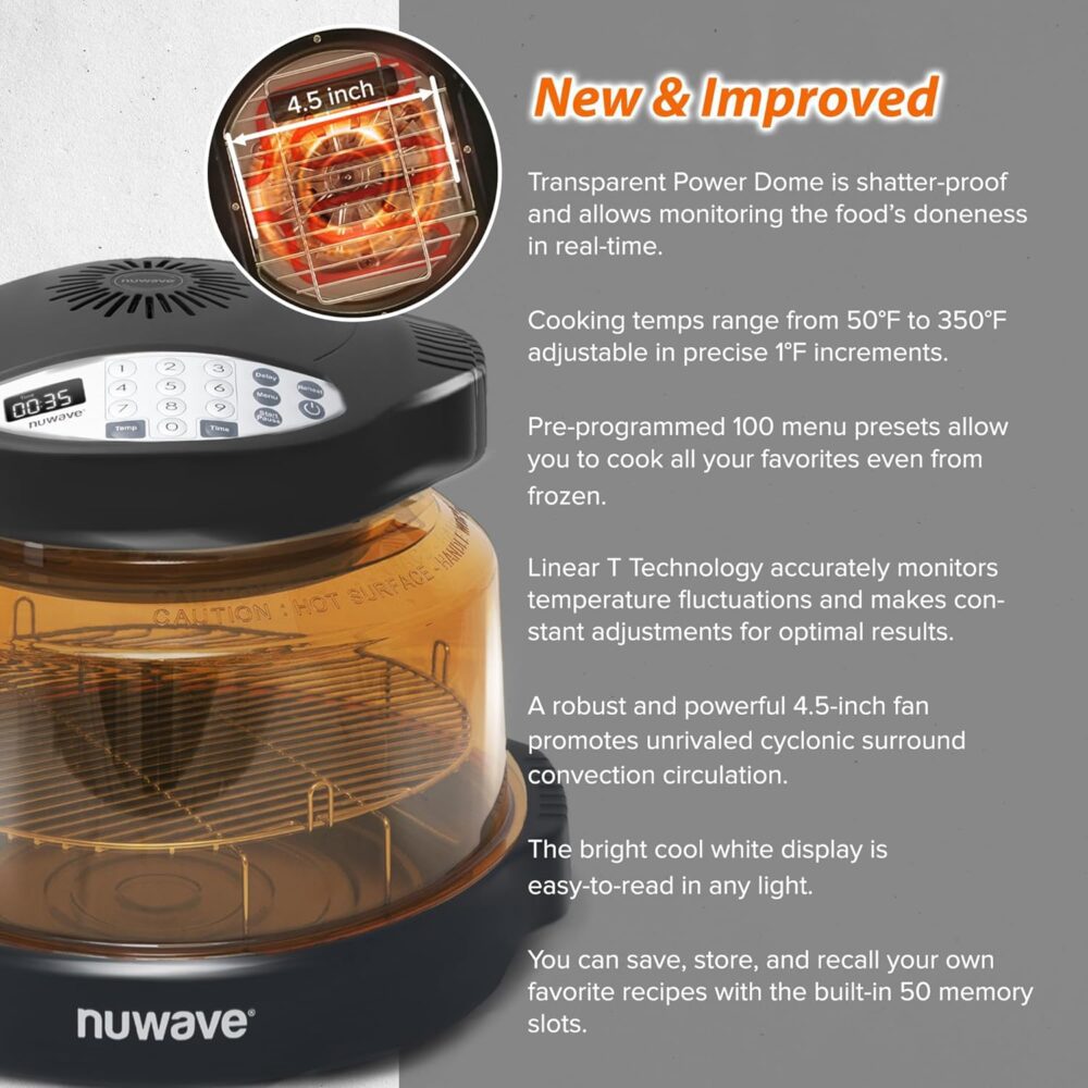 Nuwave Forno infravermelho Pro Plus 2, novo e melhorado, coz... - Image 5