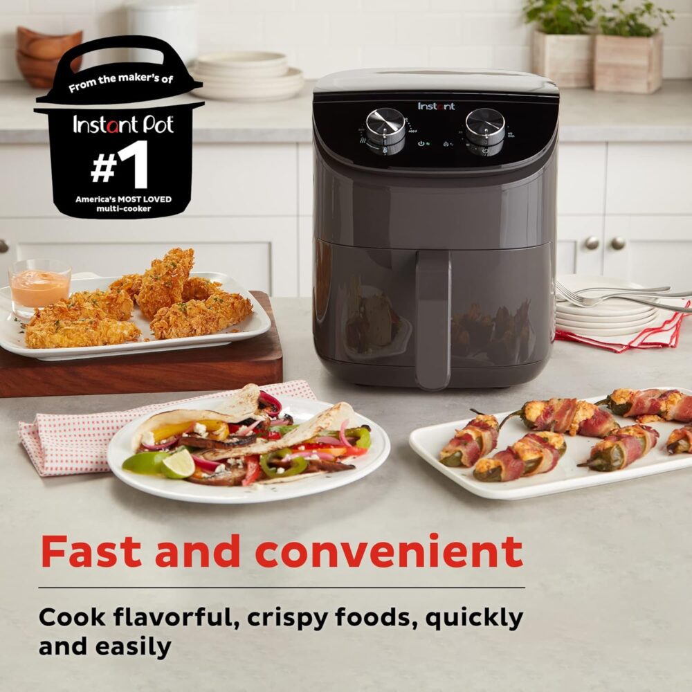 Instant Essentials Fritadeira a ar mecânica de 4 litros | É bom mesmo? Descubra antes de comprar - Image 2