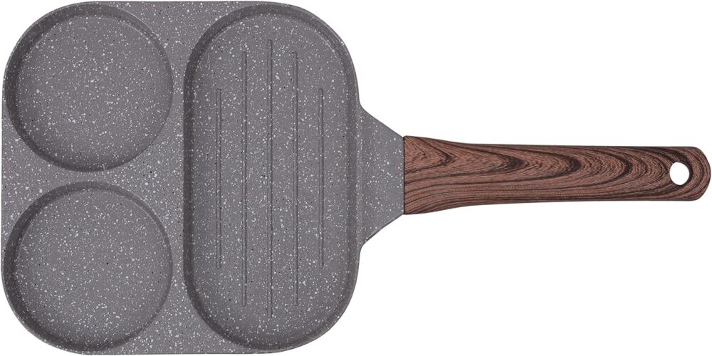 Mimo Style, Frigideira Grill Hambúrguer 3 em 1 em Aço Inox A... - Image 4