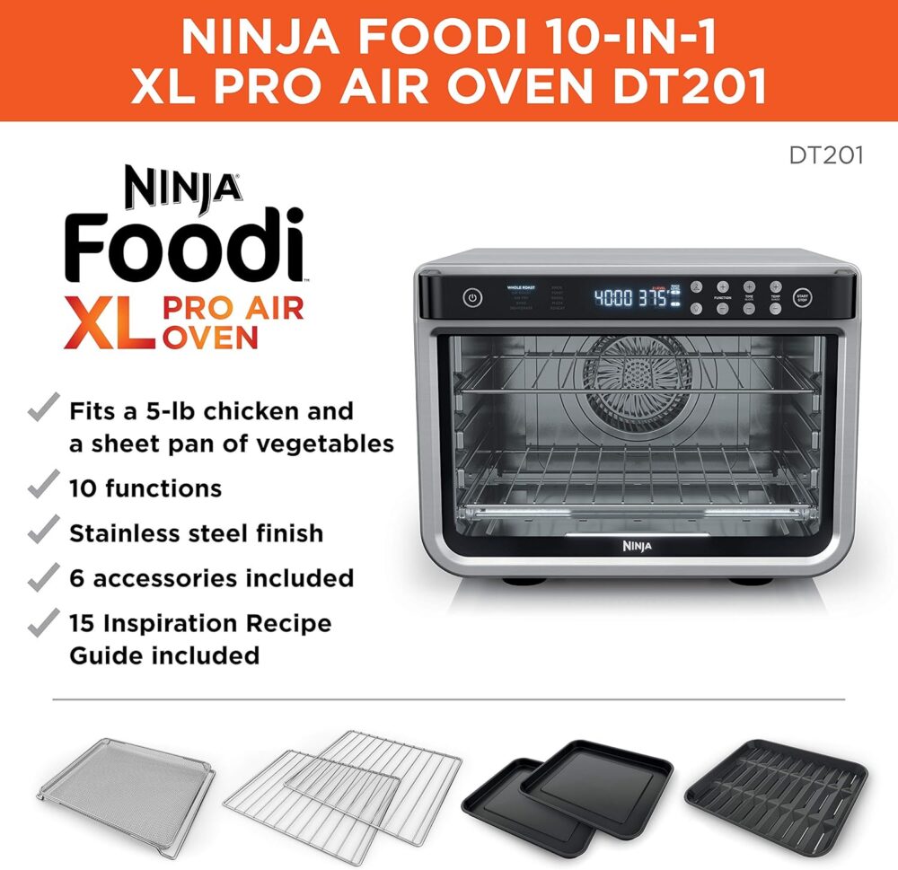 Ninja Fritadeira a ar e forno torradeira | Foodi Series, XL ... | É bom mesmo? Descubra antes de comprar - Image 2