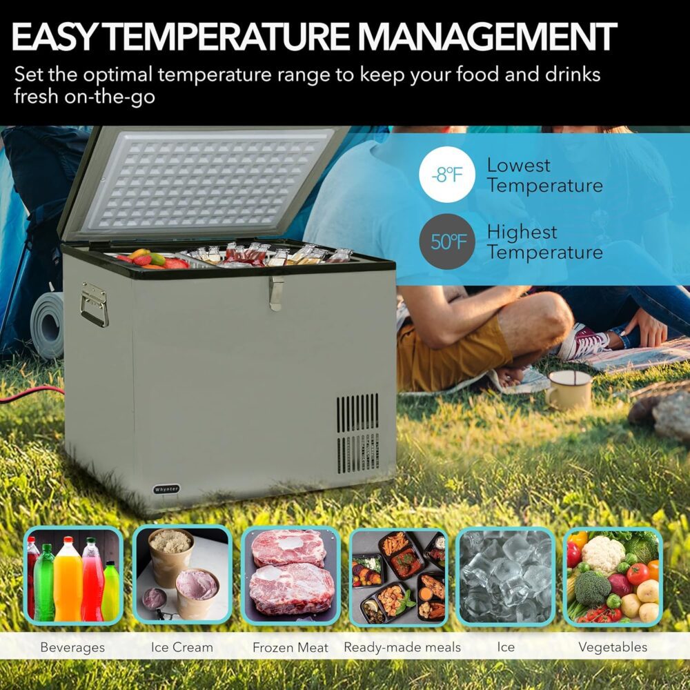 Whynter Refrigerador Portátil Para Viagem, Freezer Horizonta... - Image 6