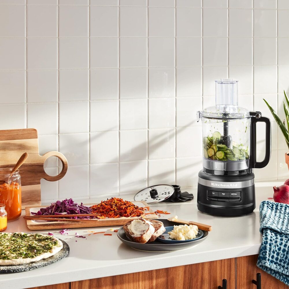 KitchenAid Processador de alimentos com 9 xícaras, preto fos... - Image 7