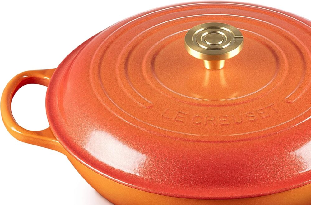Le Creuset Grelha redonda de ferro fundido esmaltado, 3,5 qt... - Image 2