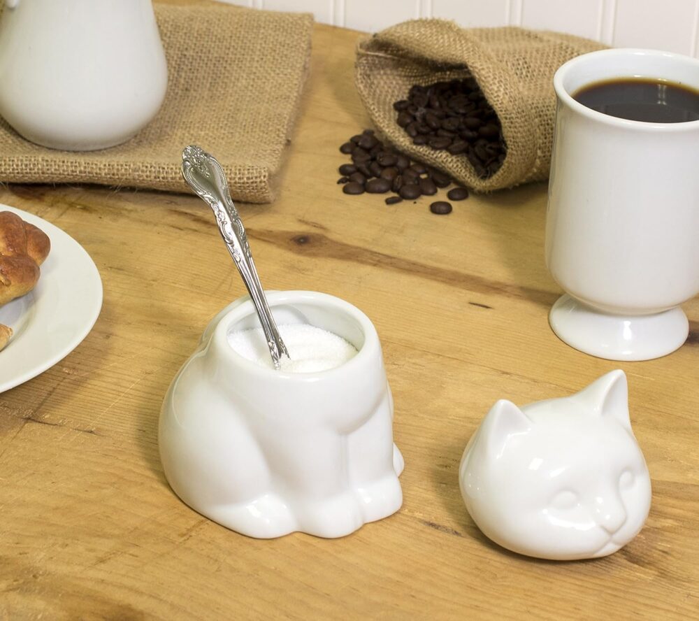 HIC Harold Import Co. Açucareiro para gatos HIC, porcelana b... - Image 3