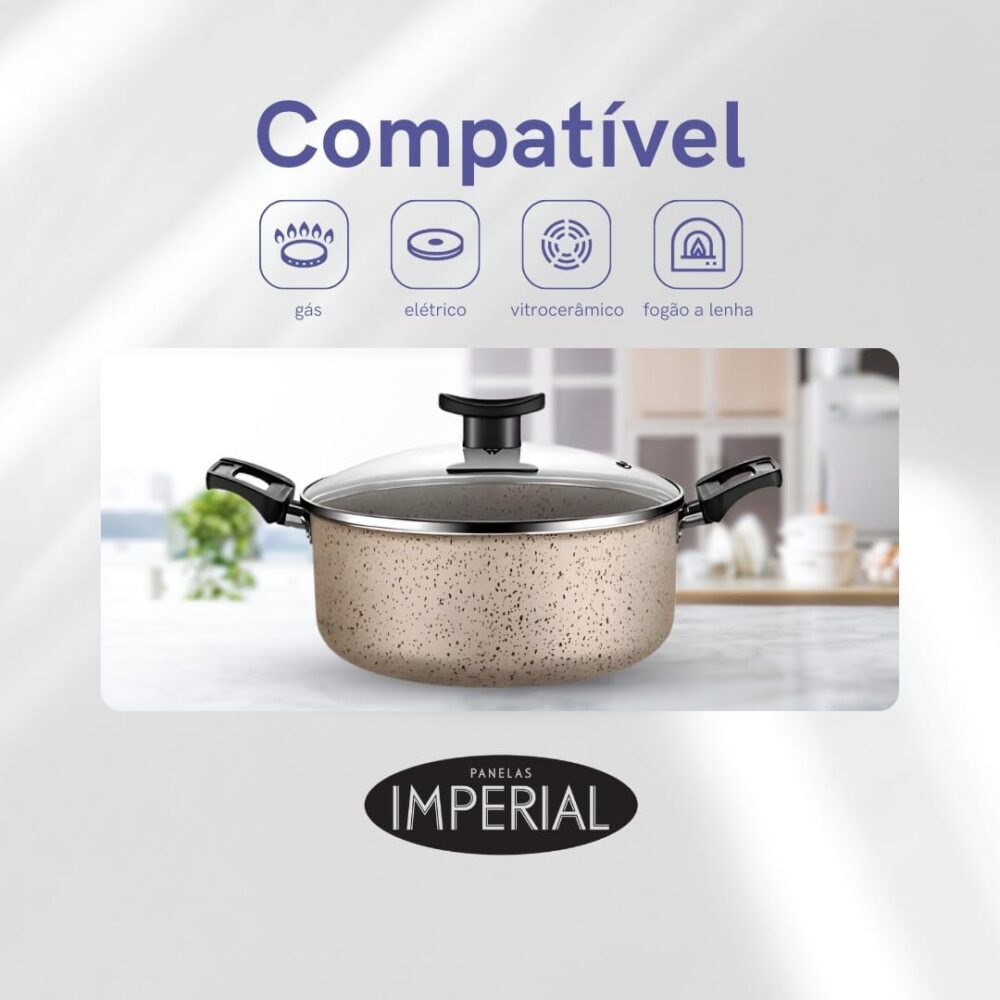 Conjunto D Panela Caçarola Antiaderente Teflon Azul - Image 5