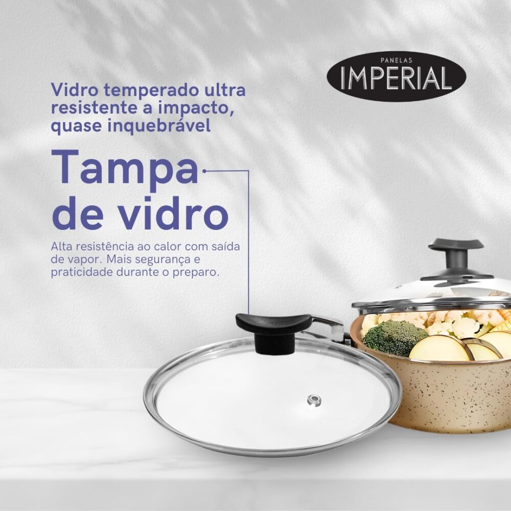 Conjunto D Panela Caçarola Antiaderente Teflon Azul - Image 6