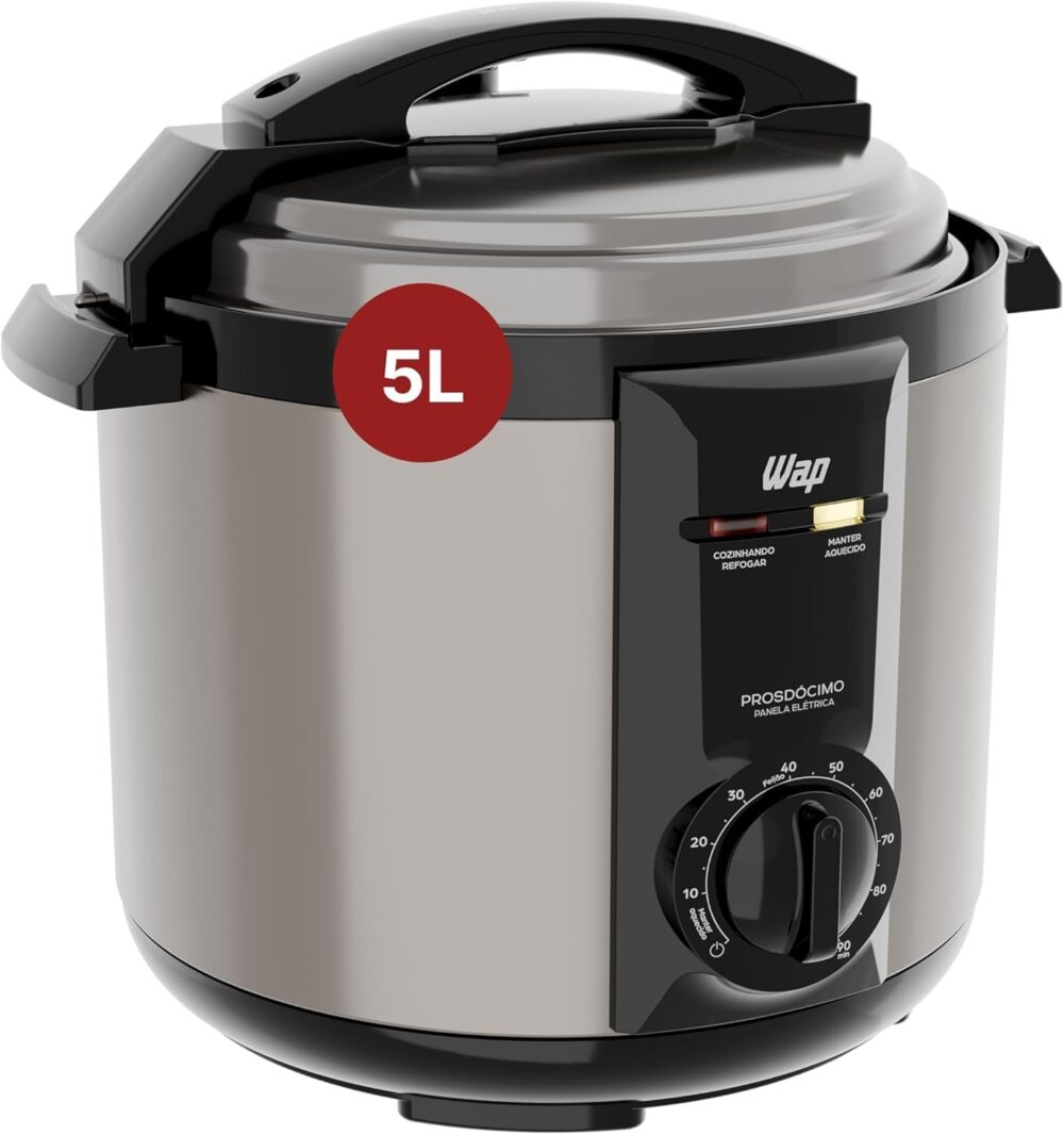 PANELA DE PRESSAO ELETRICA WPPE2 5L 220V CINZA/PRETO WAP