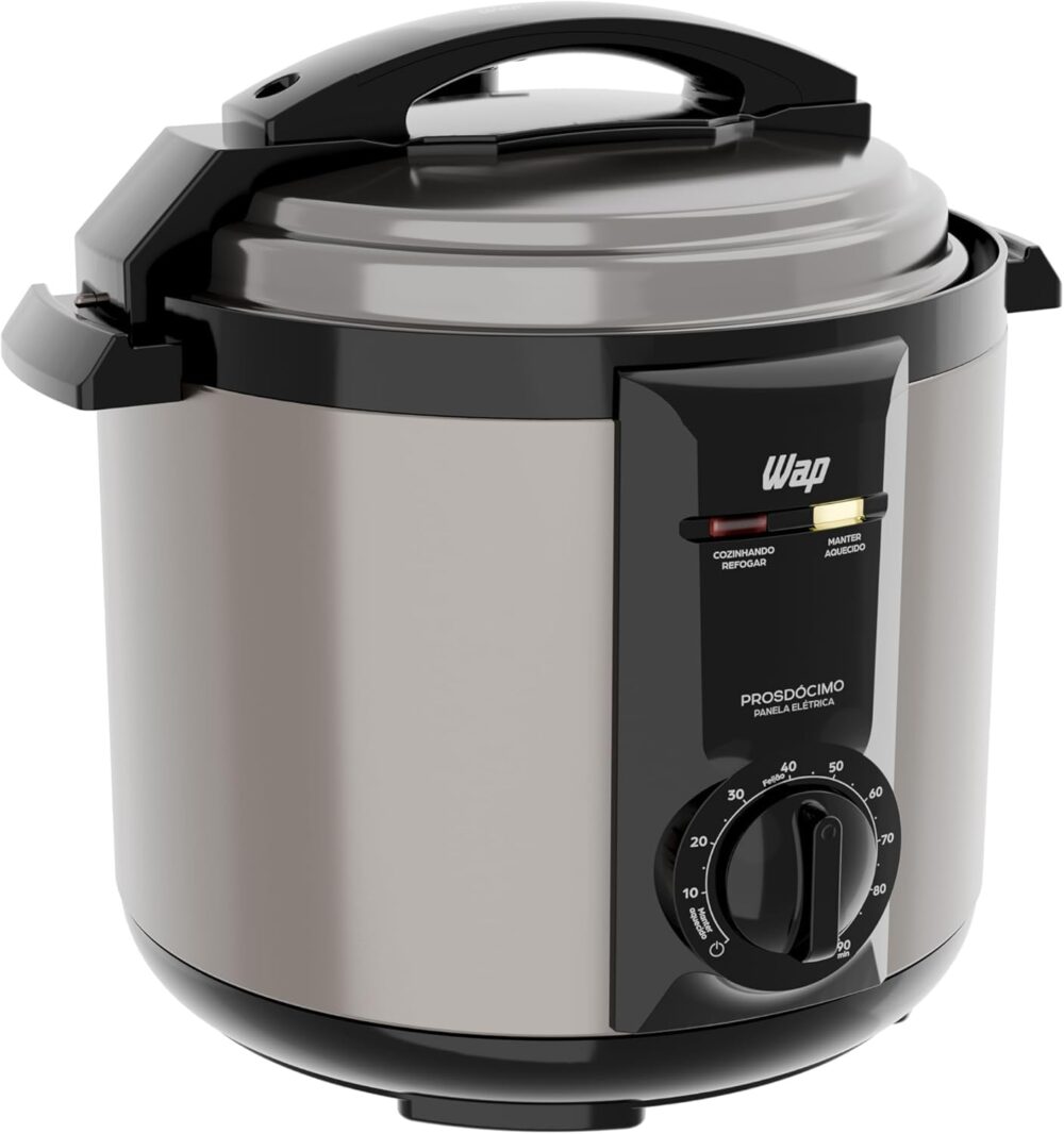 PANELA DE PRESSAO ELETRICA WPPE2 5L 220V CINZA/PRETO WAP - Image 3