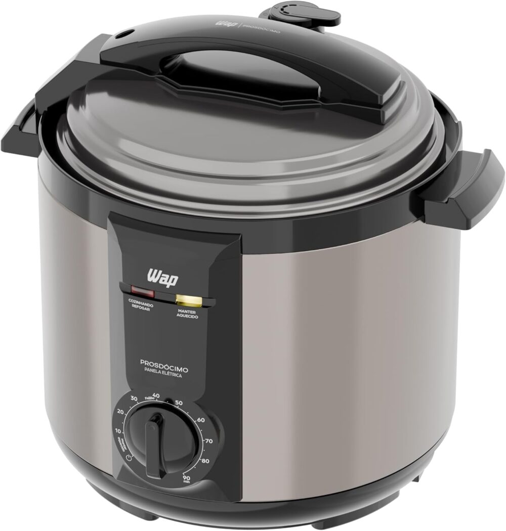 PANELA DE PRESSAO ELETRICA WPPE2 5L 220V CINZA/PRETO WAP - Image 4