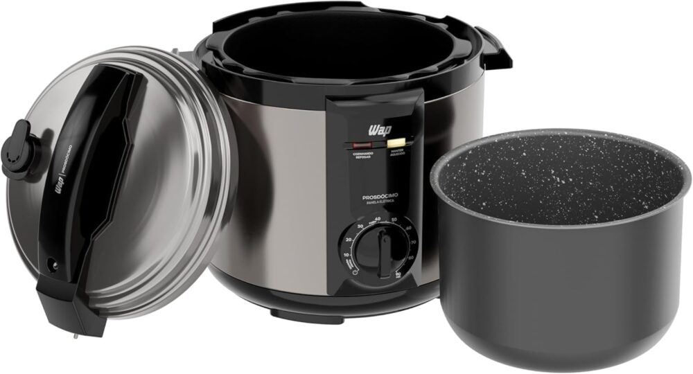 PANELA DE PRESSAO ELETRICA WPPE2 5L 220V CINZA/PRETO WAP - Image 5