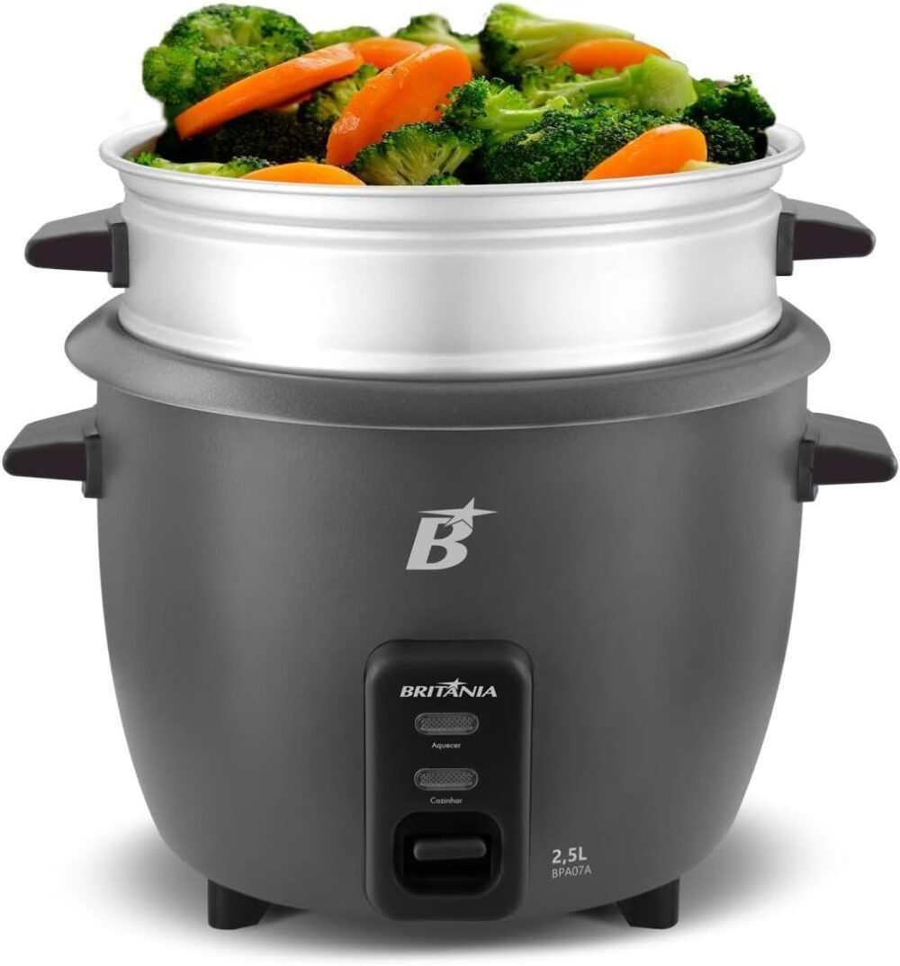 Panela Elétrica Multifuncional Britânia 7 xícaras 500W BPA07... - Image 2