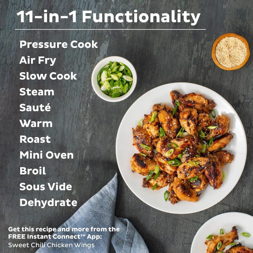 Instant Pot Panela de pressão multiuso Duo Crisp 11 em 1 e f... - Image 4