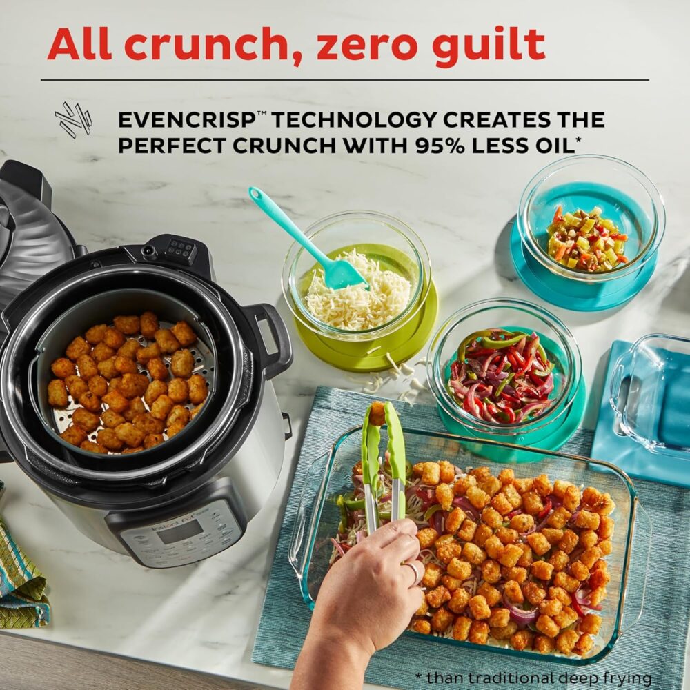 Instant Pot Panela de pressão multiuso Duo Crisp 11 em 1 e f... - Image 6