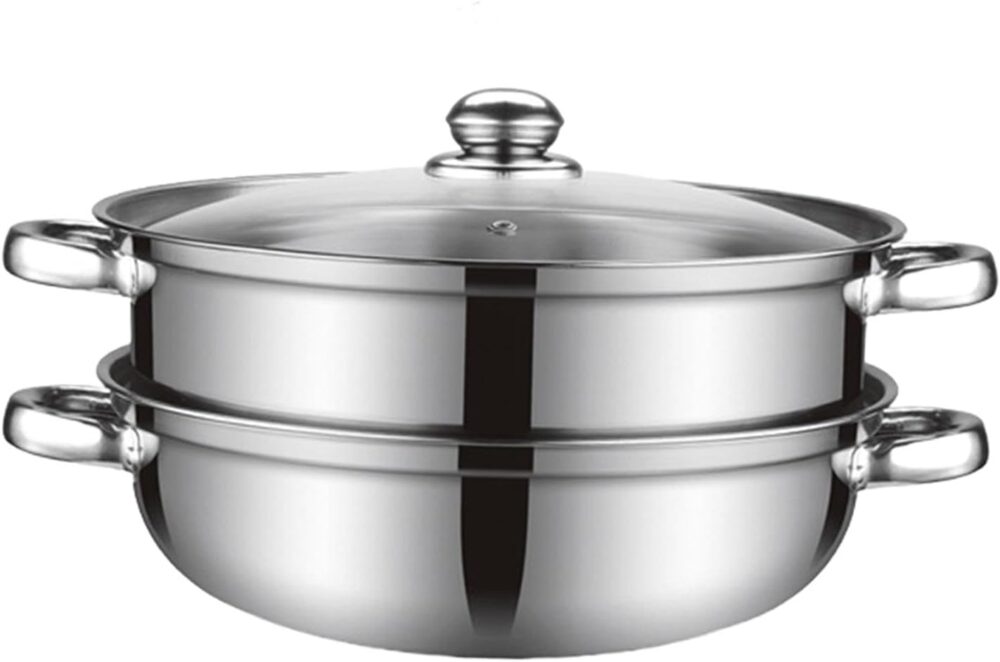 Baoblaze Panela a vapor Panelas a vapor para cozinhar kitcke...