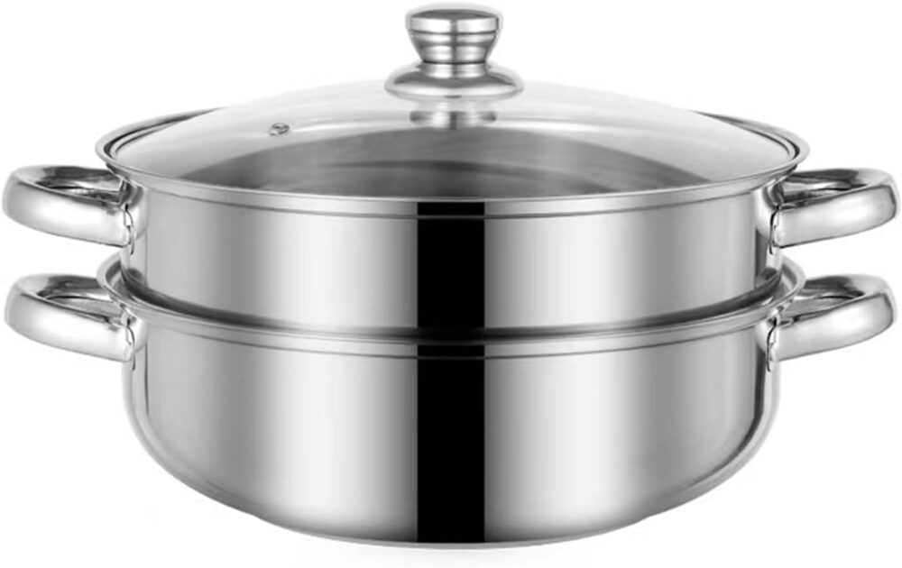 Vaporizador para cozinhar, panela a vapor de aço inoxidável ...