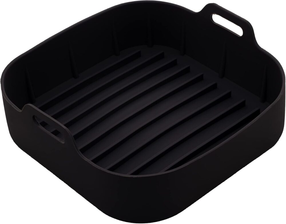 LYOR - Forma Quadrada de Silicone para Air Fryer Preta 20Cm ... | É bom mesmo? Descubra antes de comprar