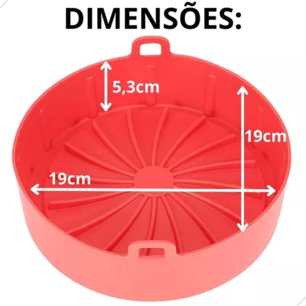 Forma de Silicone para Air Fryer Asadeira Elétrica Forno Mic... | É bom mesmo? Descubra antes de comprar - Image 5