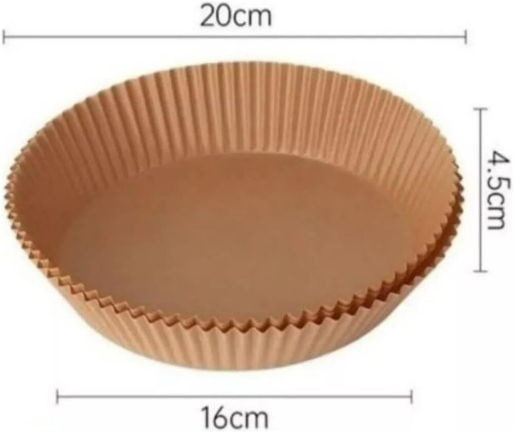 Formas de Papel Antiaderente para Air Fryer, 16x20cm, 100 Un... | É bom mesmo? Descubra antes de comprar - Image 4