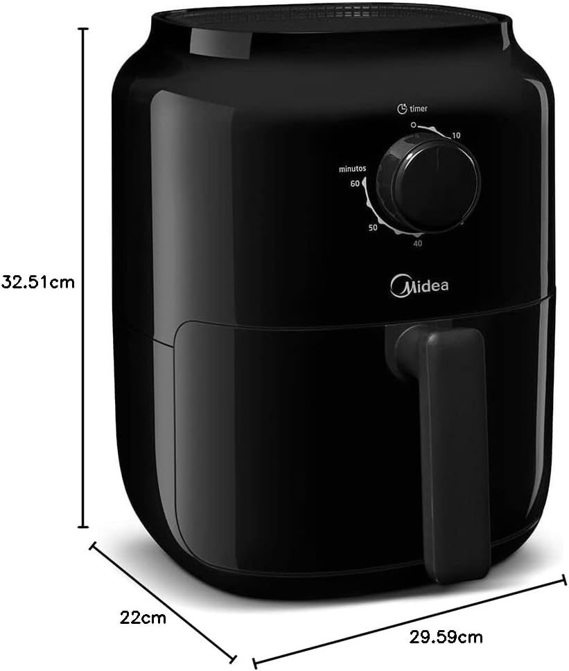 Fritadeira sem Óleo MiniFry 3L Midea Preta 220V/60Hz | É bom mesmo? Descubra antes de comprar - Image 9
