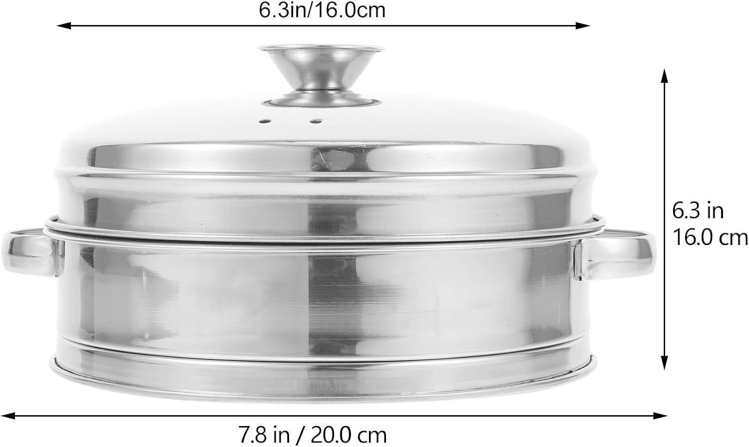 Kichvoe Cesta de bambu para vaporizador de 16 cm de aço inox... - Image 4