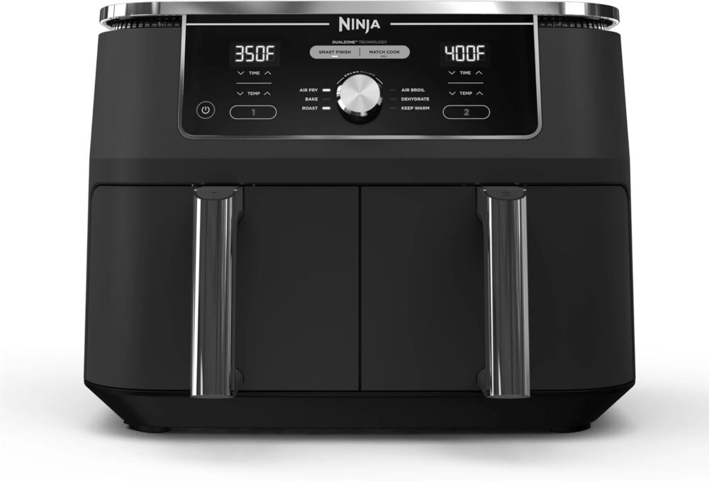 Ninja DZ401 Foodi Fritadeira a ar com 2 cestas independentes... | É bom mesmo? Descubra antes de comprar