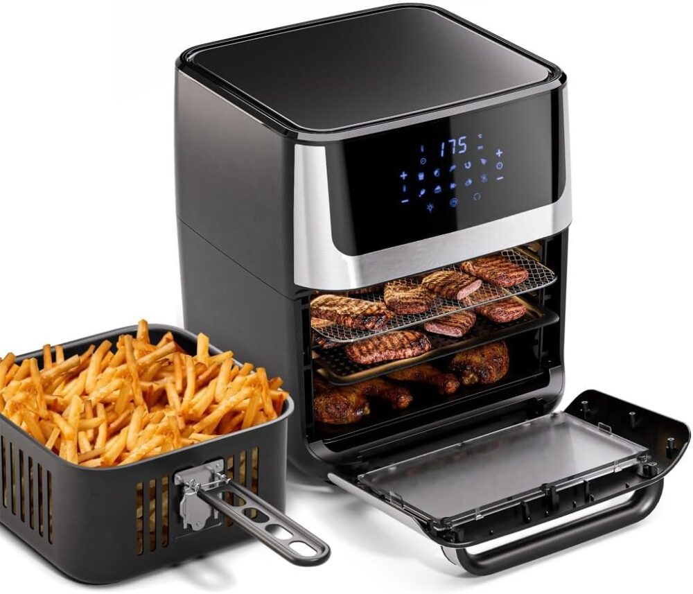 Air Fryer Digital 12L - Fritadeira Elétrica Sem Óleo Preta I... | É bom mesmo? Descubra antes de comprar - Image 2