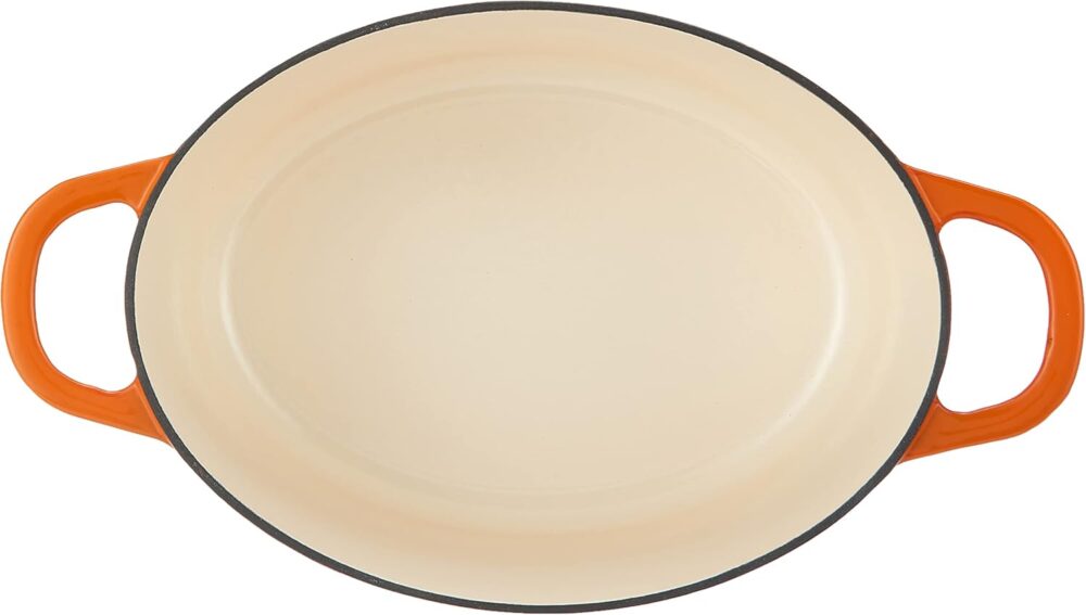Crock Pot Artisan Oval Esmaltado Ferro Fundido Forno Holandê... - Image 3