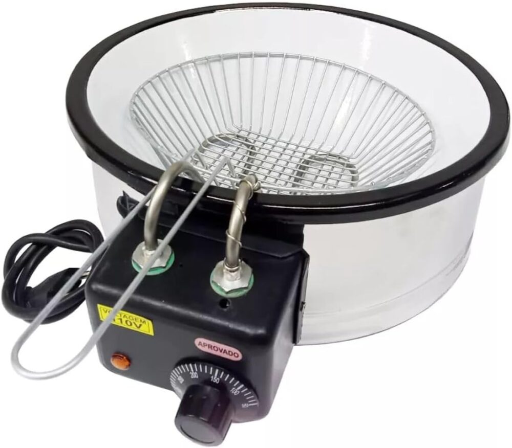 Fritadeira Elétrica Industrial Tacho Esmaltado Redondo 3 Lit... | É bom mesmo? Descubra antes de comprar