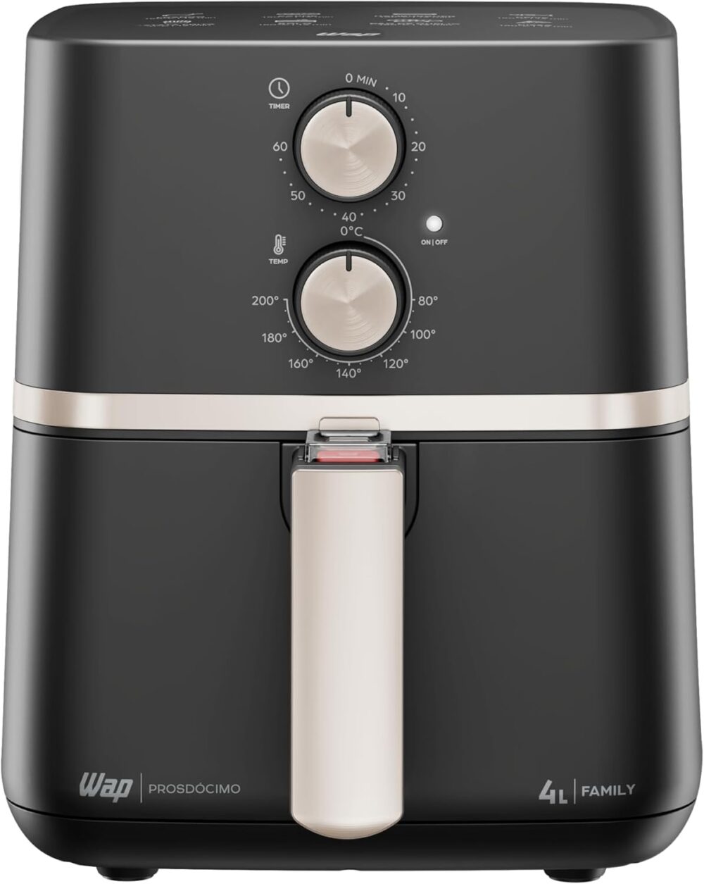WAP Fritadeira Elétrica Air Fryer FAMILY 4 Litros, Temperatu... | É bom mesmo? Descubra antes de comprar - Image 2
