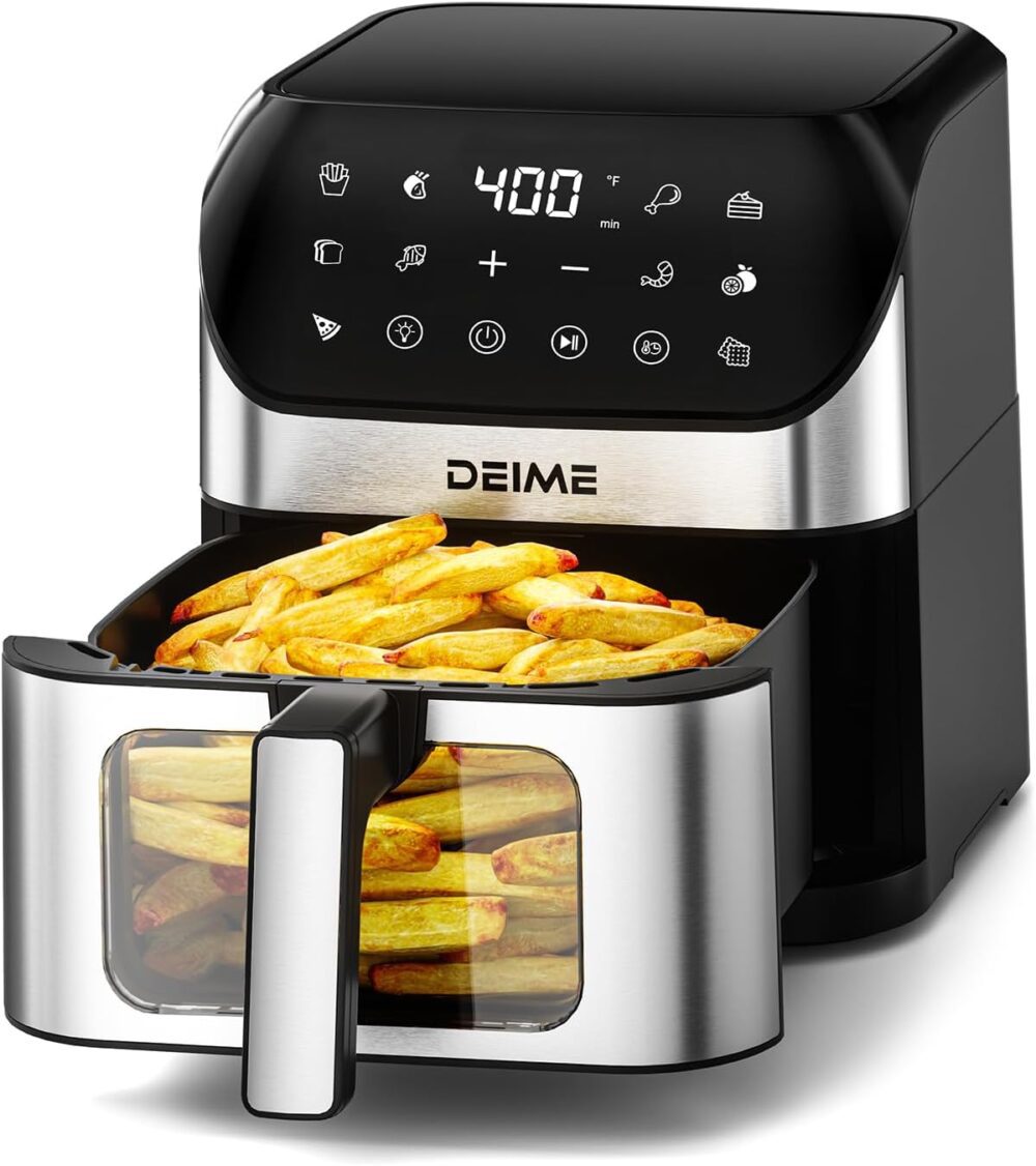 Fritadeira de ar fritadeira de ar para forno de grande capac... | É bom mesmo? Descubra antes de comprar