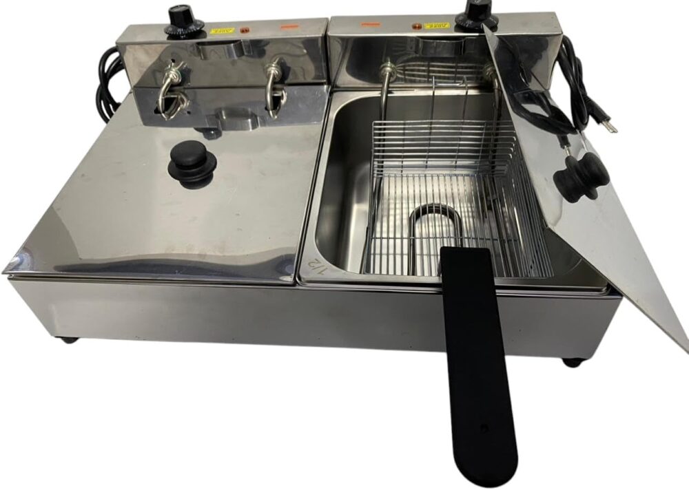 Fritadeira Elétrica Industrial 2 Cubas 10 L c/Cesto Fechado ... | É bom mesmo? Descubra antes de comprar