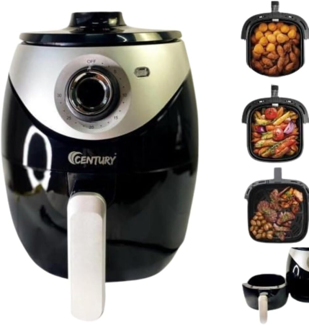 Air Fryer Air Frier Fritadeira Elétrica Sem Óleo Preta Centu... | É bom mesmo? Descubra antes de comprar