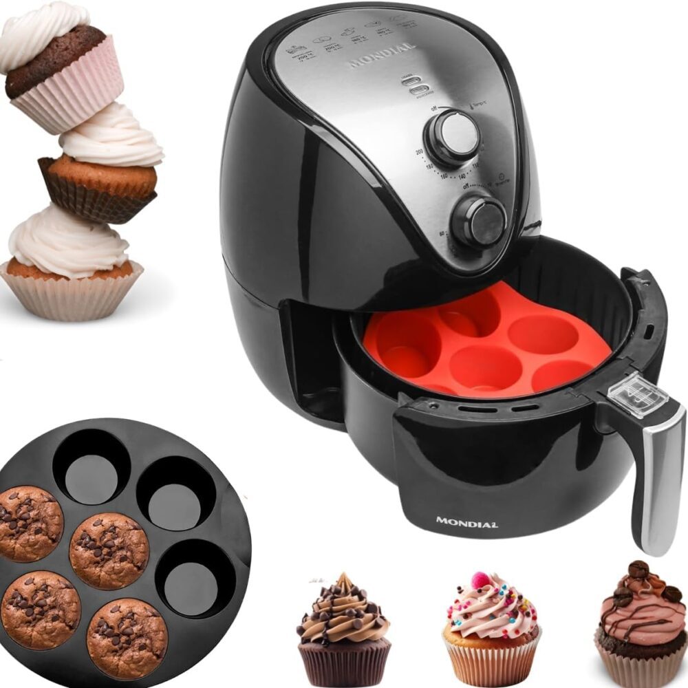Kit 5 Forma Forro Silicone Air Fryer Forno Microondas Tapete... | É bom mesmo? Descubra antes de comprar - Image 6