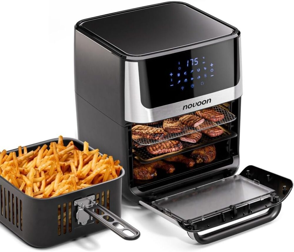 Air Fryer Digital 12L - Fritadeira Elétrica Sem Óleo Preta I... | É bom mesmo? Descubra antes de comprar