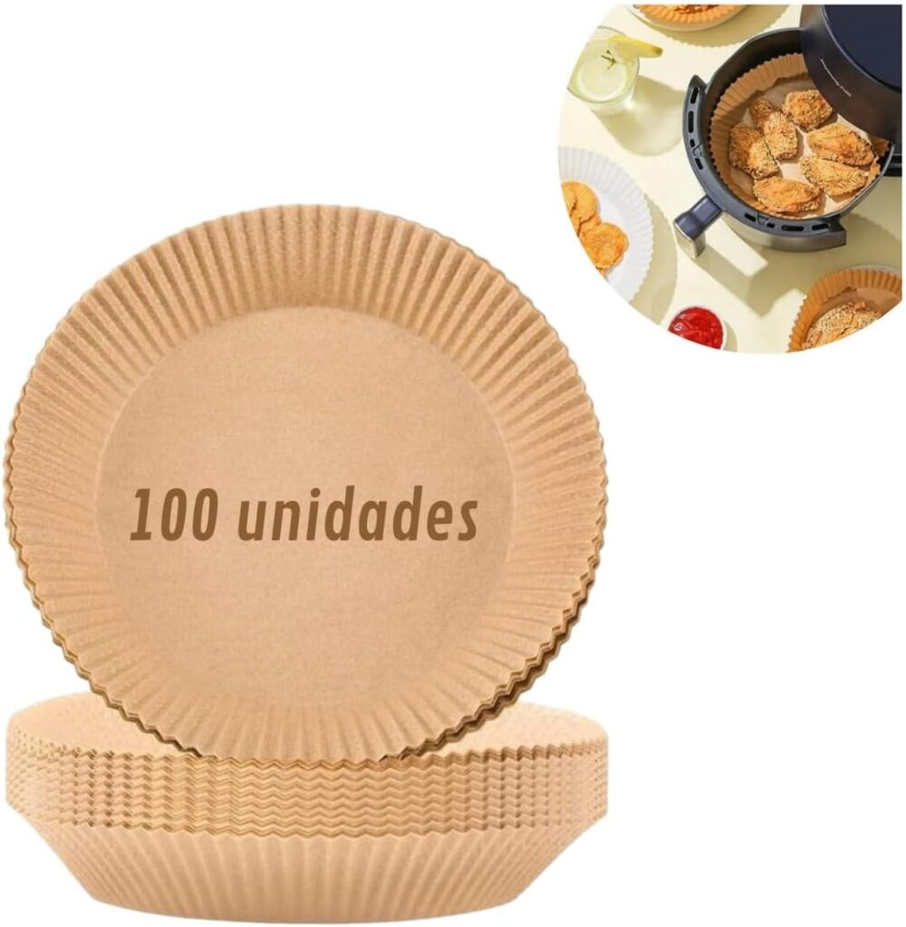 Formas de Papel Antiaderente para Air Fryer, 16x20cm, 100 Un... | É bom mesmo? Descubra antes de comprar - Image 2