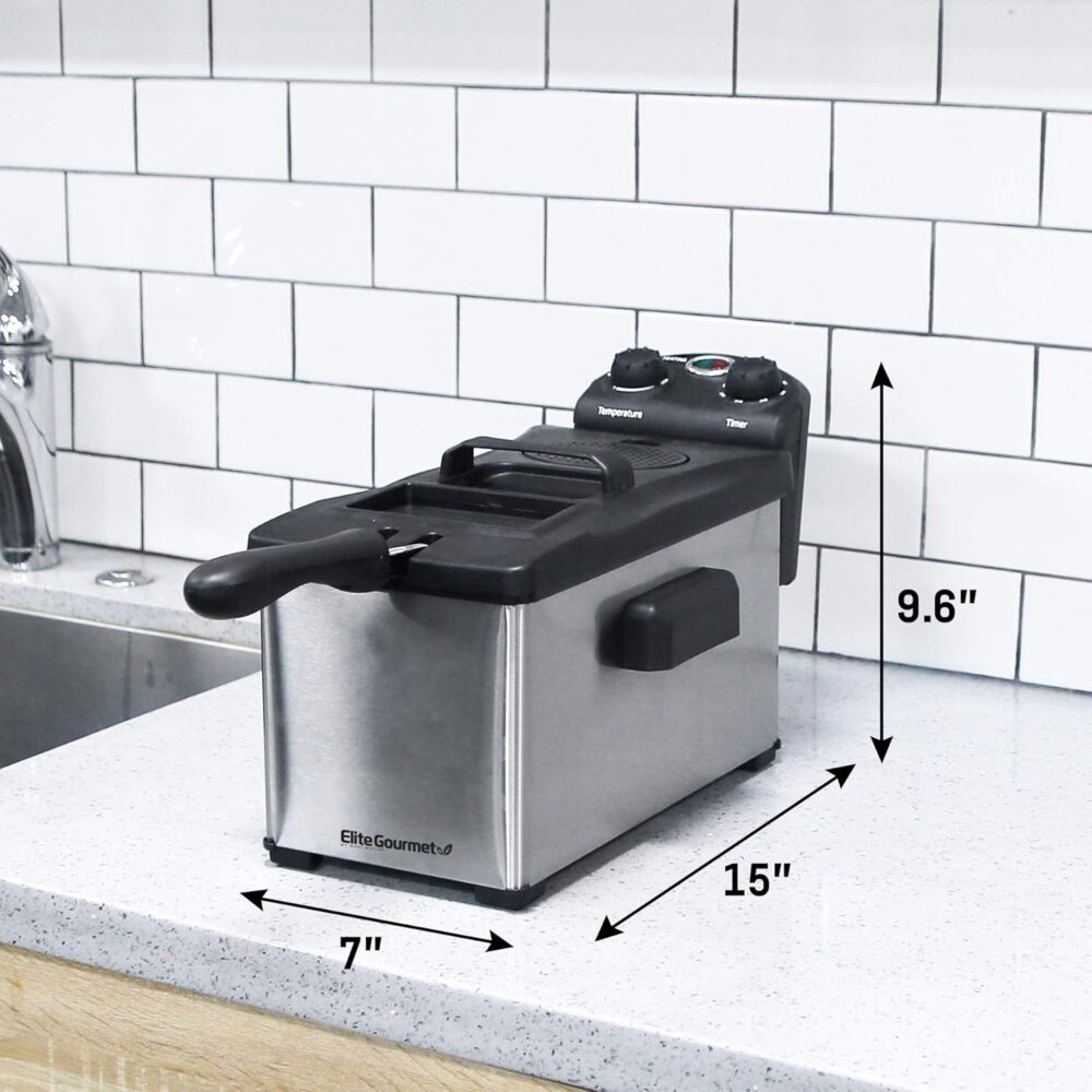 Elite Gourmet Fritadeira de imersão elétrica EDF-3500#. Cest... | É bom mesmo? Descubra antes de comprar - Image 8