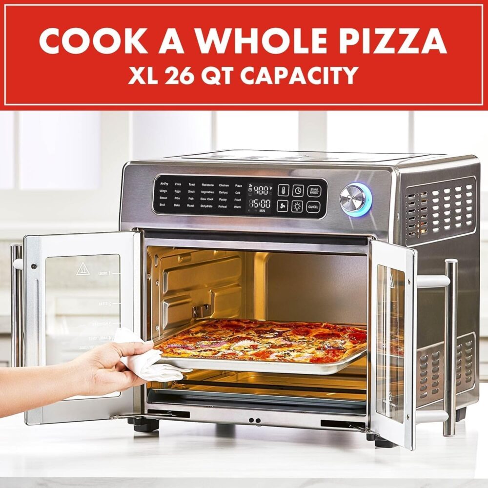 Fritadeira de ar extra grande Emeril Lagasse 26 QT, forno de... | É bom mesmo? Descubra antes de comprar - Image 6