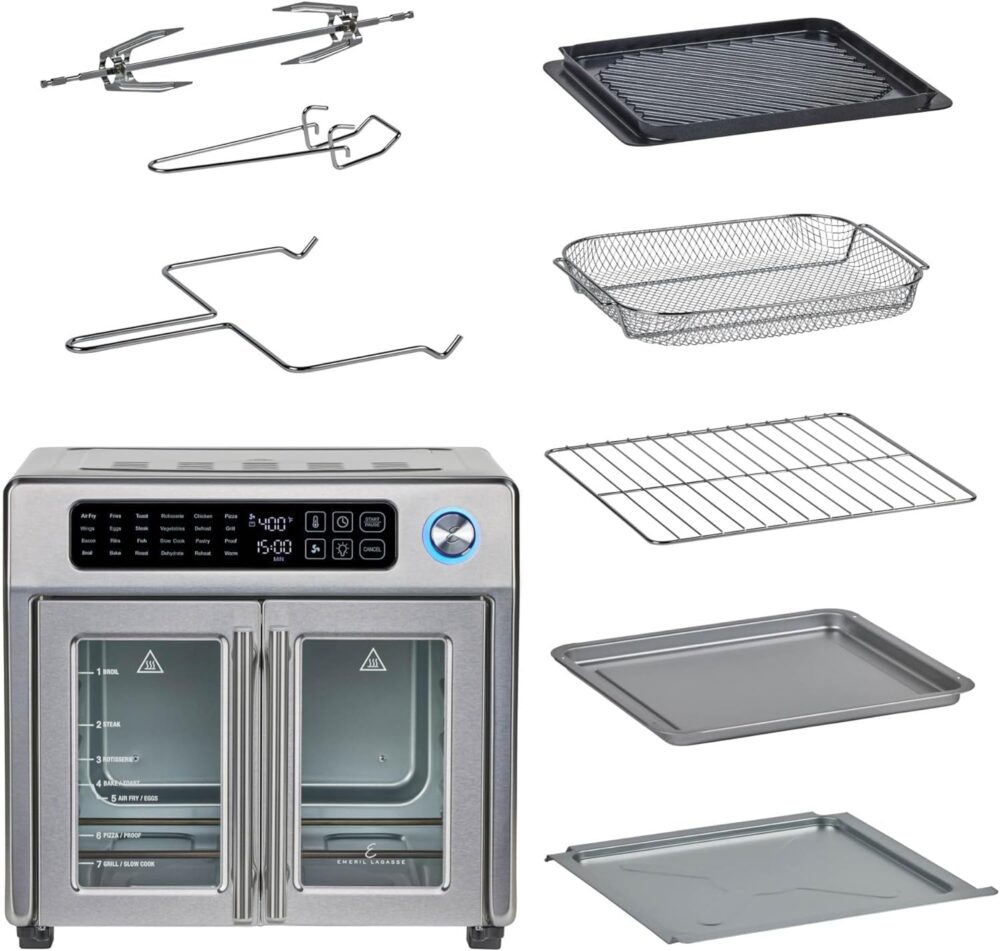 Fritadeira de ar extra grande Emeril Lagasse 26 QT, forno de... | É bom mesmo? Descubra antes de comprar - Image 5