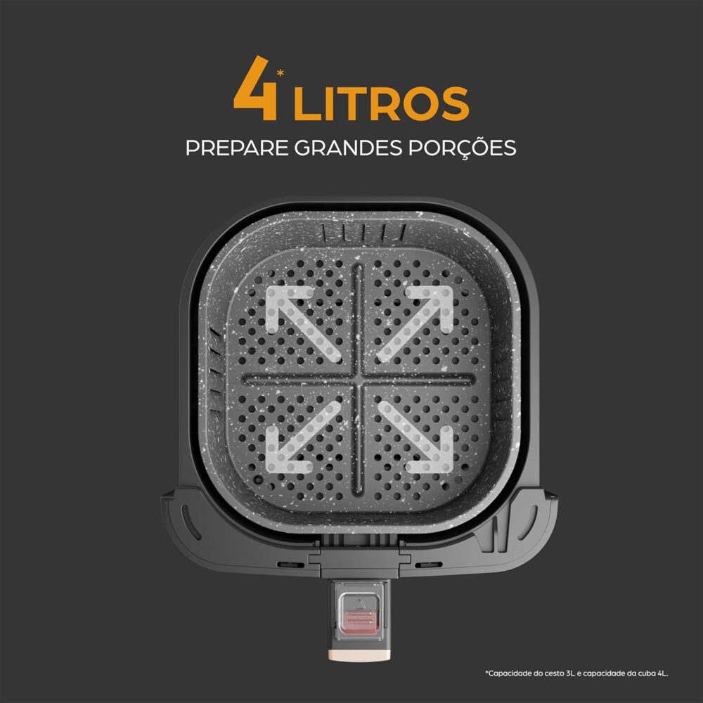 WAP Fritadeira Elétrica Air Fryer FAMILY 4 Litros, Temperatu... | É bom mesmo? Descubra antes de comprar - Image 13