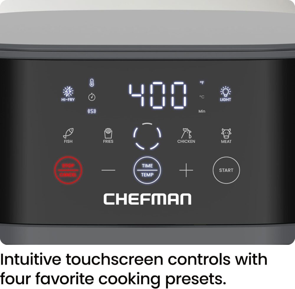 Chefman - Fritadeira de ar compacta de 6 quartos para refeiç... | É bom mesmo? Descubra antes de comprar - Image 4