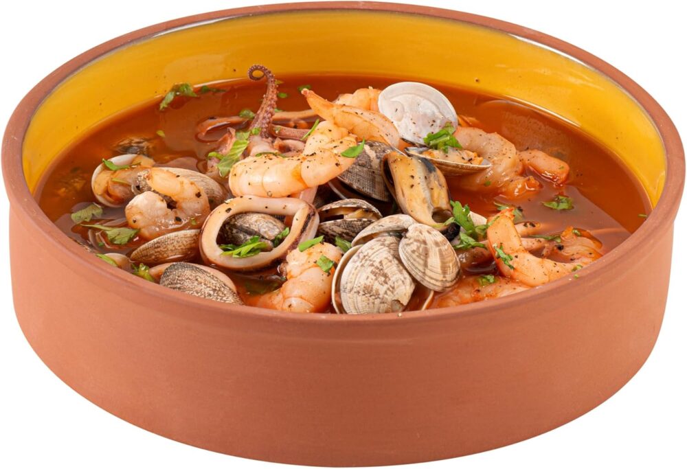 Restaurantware -Terra Tek Cazuelas de terracota de 1,5 ml, 2...
