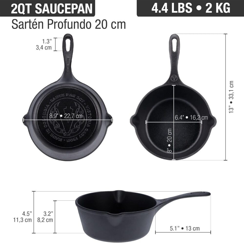 P - PANELA 20CM 1,9L FERRO FUNDIDO ESMALTADO - Image 9