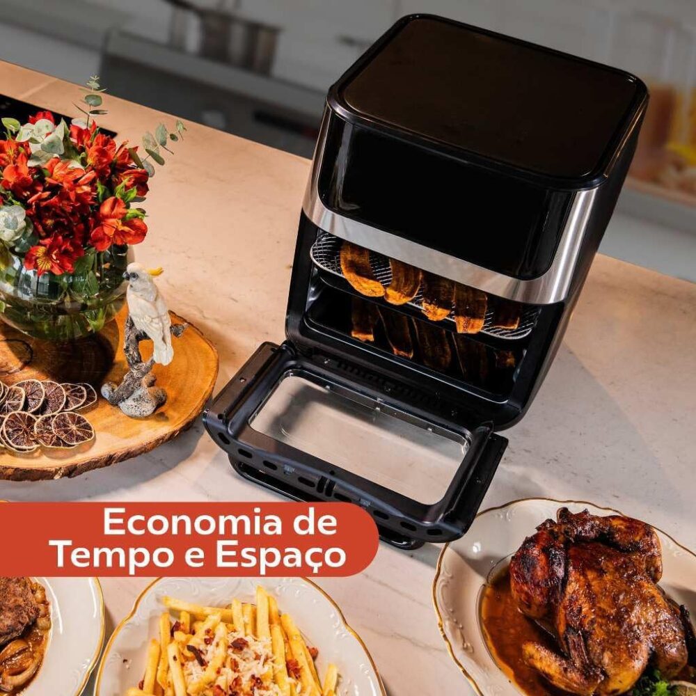 Air Fryer Digital 12L - Fritadeira Elétrica Sem Óleo Preta I... | É bom mesmo? Descubra antes de comprar - Image 8