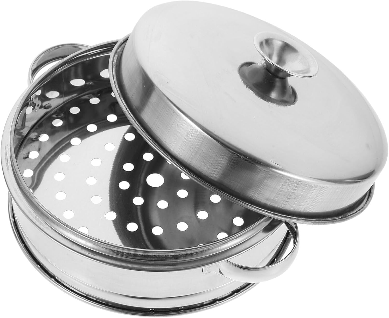 Kichvoe Cesta de bambu para vaporizador de 16 cm de aço inox...