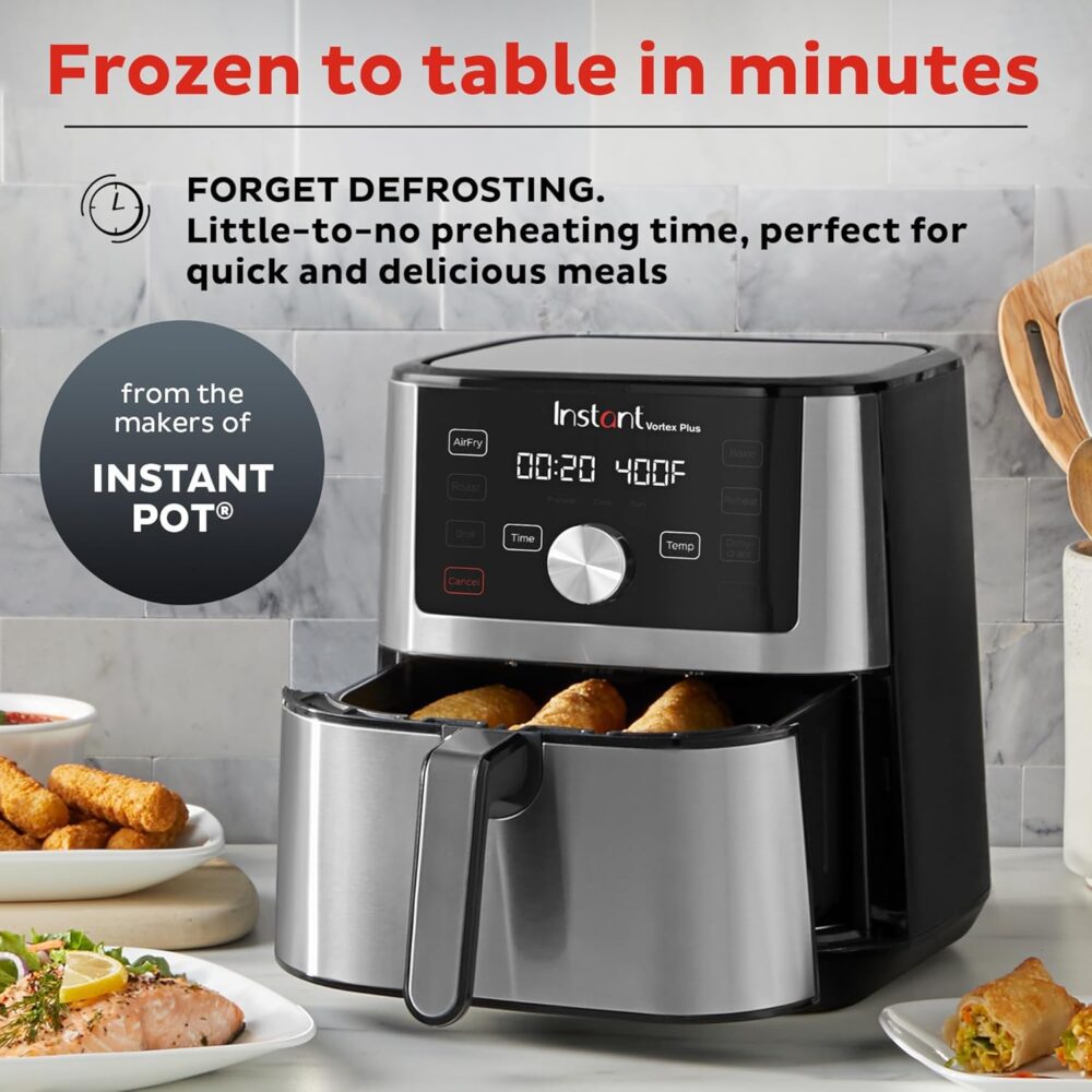 Instant Pot Fritadeira a ar Vortex Plus 4 QT, opções de prog... | É bom mesmo? Descubra antes de comprar - Image 4