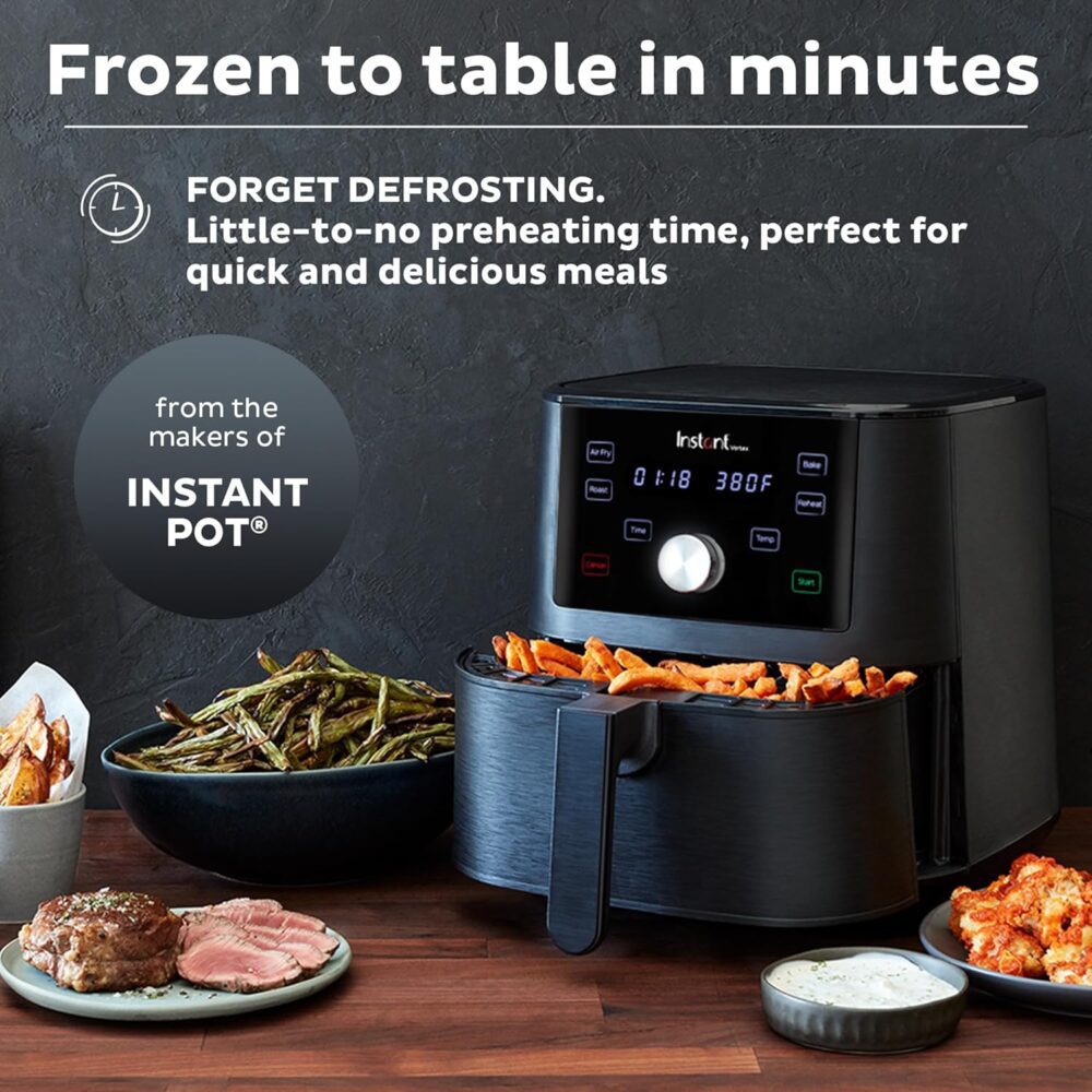 Fritadeira a ar Instant Vortex de 6 litros, programas de cul... | É bom mesmo? Descubra antes de comprar - Image 4