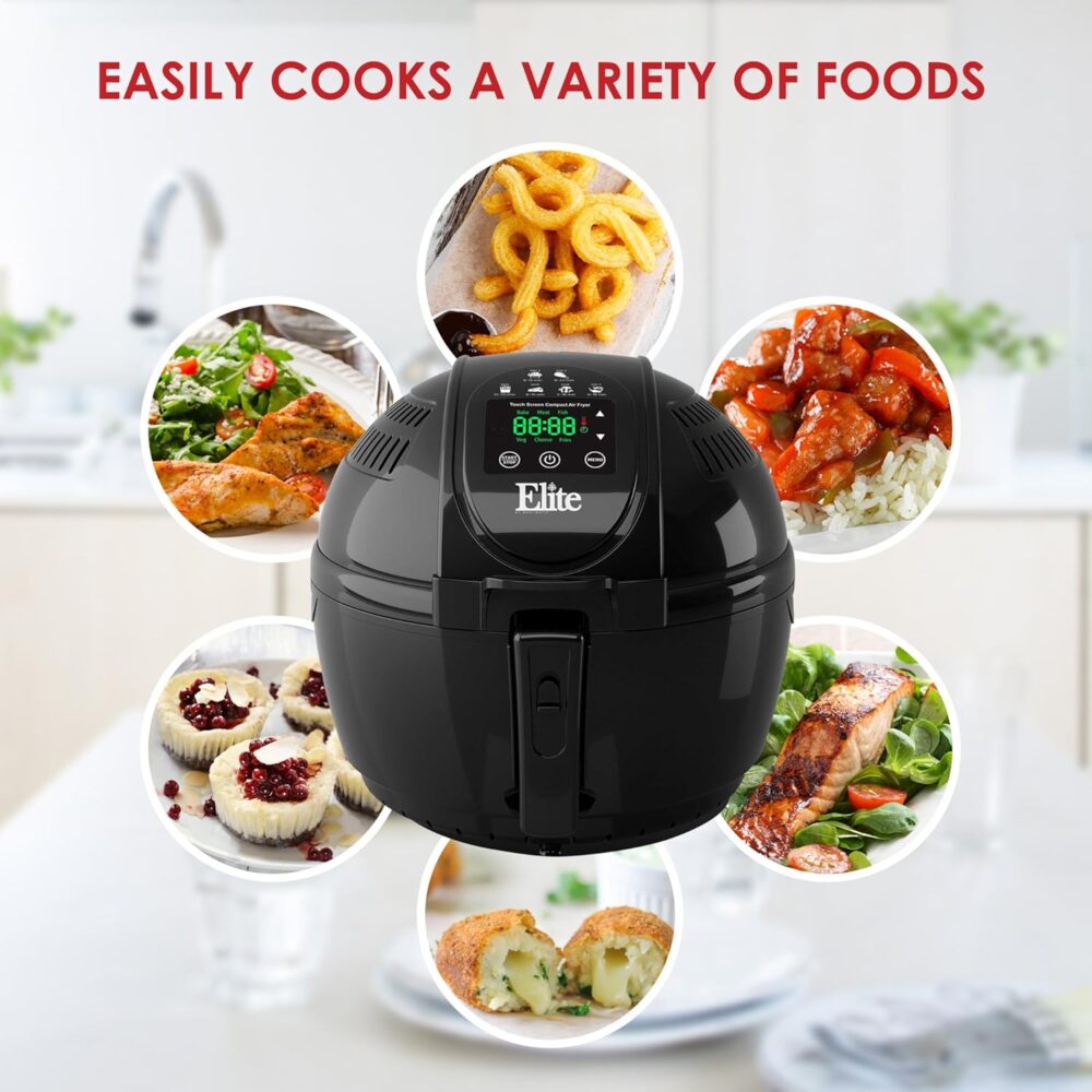 Elite Gourmet Fritadeira digital de camada dupla de 3,5-Qt | É bom mesmo? Descubra antes de comprar - Image 4