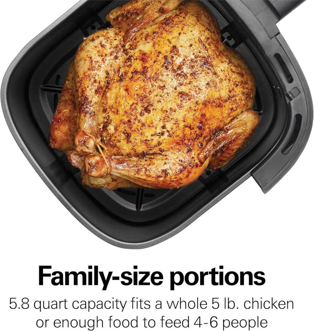 Hamilton Beach Forno de fritadeira digital de 5,3 litros com... | É bom mesmo? Descubra antes de comprar - Image 3